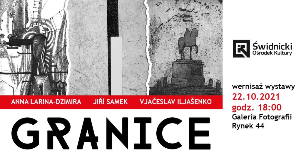 Plakat wystawy Granice, 2021